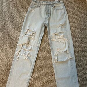 H&M Boyfriend cut jeans (Light wash)